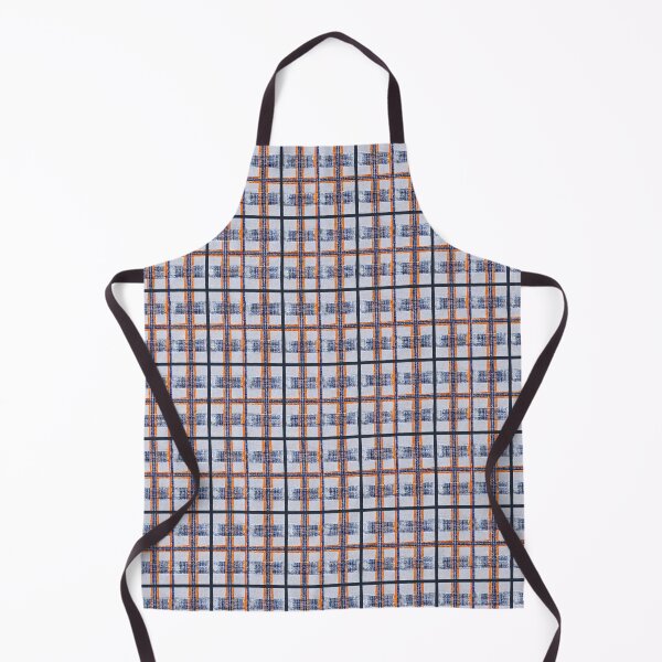 Artikelvorschau, Orange Navy and light blue plaid entworfen und verkauft von melridger.