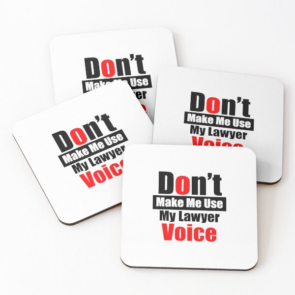 Item preview, Don't make me use my lawyer voice designed and sold by VimuDS.