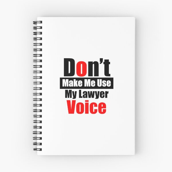 Item preview, Don't make me use my lawyer voice designed and sold by VimuDS.