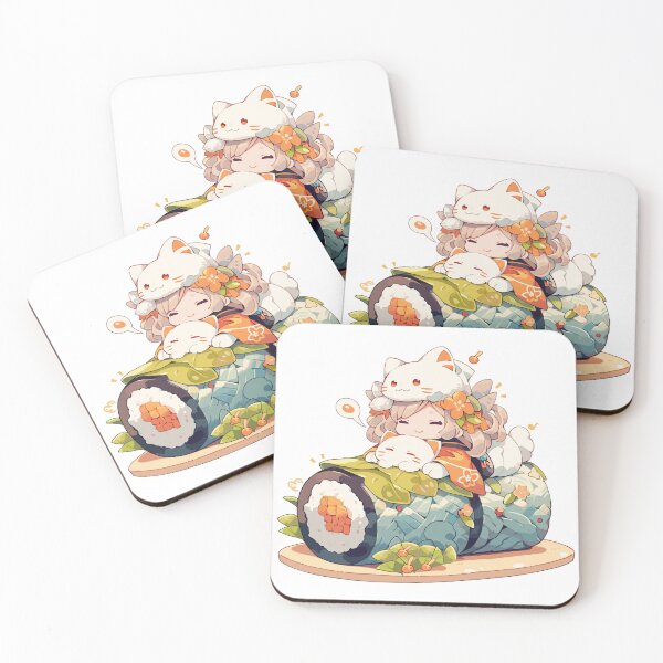 Item preview, Sashimi Sitter designed and sold by Chibi Cat Art Corner.