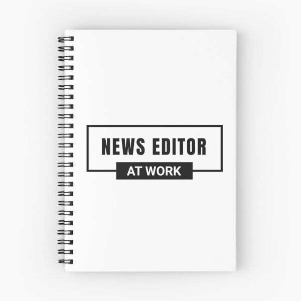 Item preview, News editor, young yournalist, occupation, profession, student reporter, broadcast journalism designed and sold by Work life.