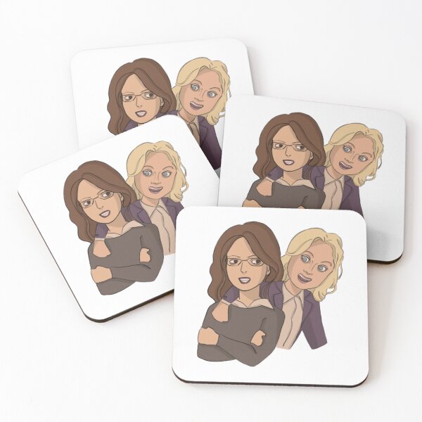 Item preview, Liz Lemon & Leslie Knope designed and sold by sketchymaze.