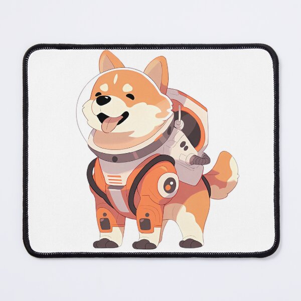 Artikelvorschau, Cosmic Explorer: Shiba Inu in Orange Astronaut Suit entworfen und verkauft von SweetMagicDream.
