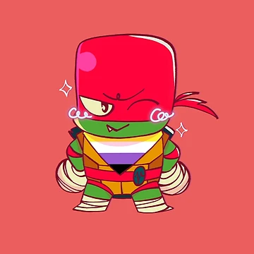 Artwork thumbnail, Nonbinary Raph by RoeExists