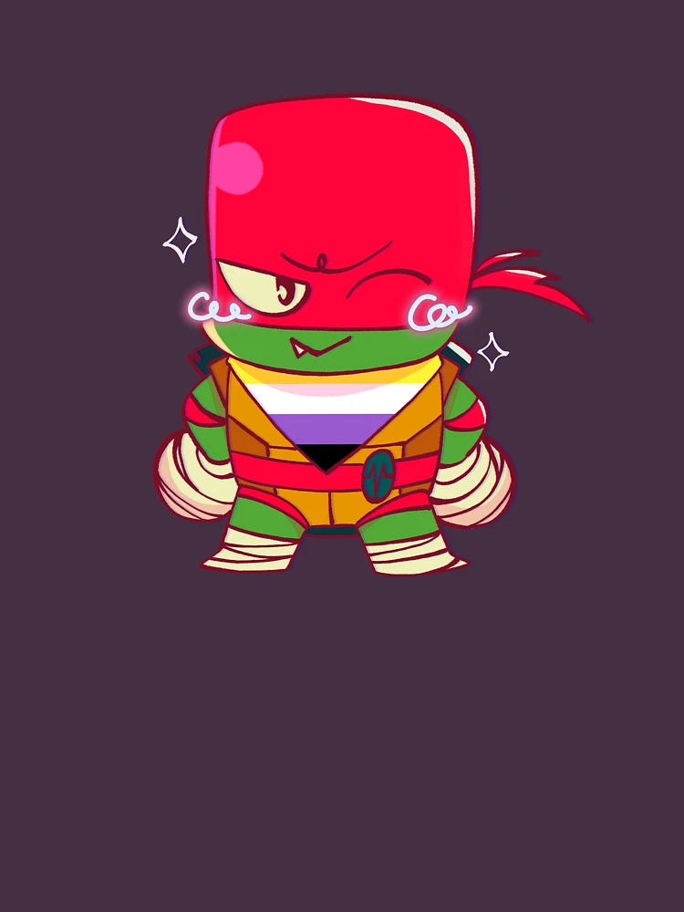 Thumbnail 4 of 4, Relaxed T-Shirt, Nonbinary Raph designed and sold by RoeExists.