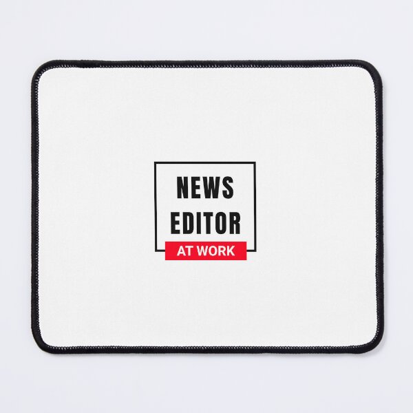 Item preview, News editor, young yournalist, occupation, profession, student reporter, broadcast journalism designed and sold by Work life.