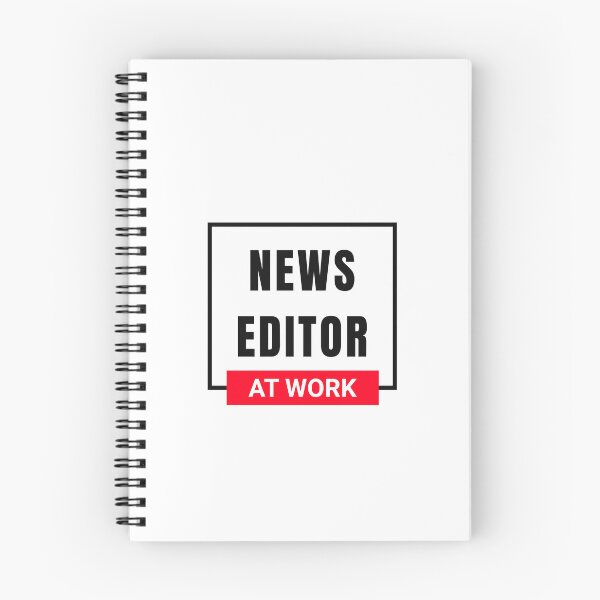 Item preview, News editor, young yournalist, occupation, profession, student reporter, broadcast journalism designed and sold by Work life.