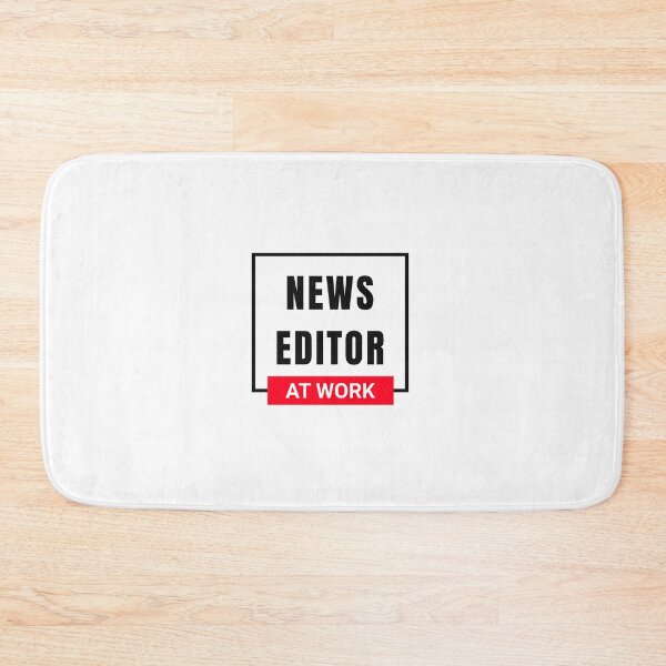 Item preview, News editor, young yournalist, occupation, profession, student reporter, broadcast journalism designed and sold by Work life.