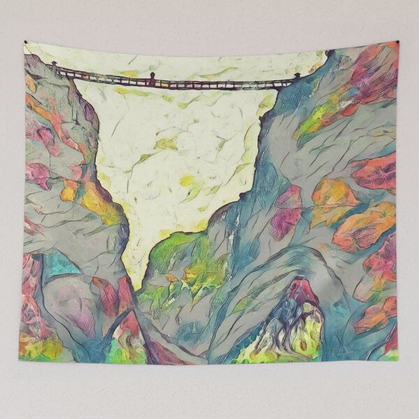 Item preview, Bridge over the glacier designed and sold by George Hutton Hunter.