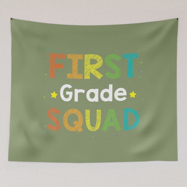 Item preview, First grade squad back to school 	 Idea 	 	 designed and sold by coneblxoms46.