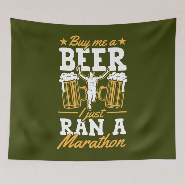 Item preview, Buy Me A Beer I Just Ran A Marathon 		 designed and sold by rcbshgfuc79.