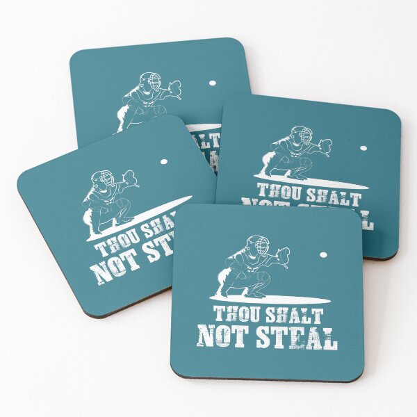 Item preview, Baseball Catcher 	 Thou Shalt Not Steal - Religious 		 designed and sold by apgwwbceqs41.