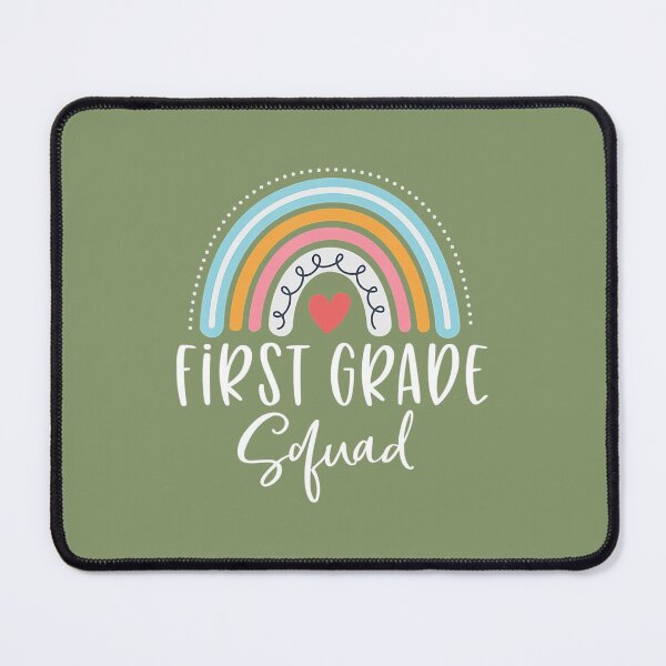 Item preview, First Grade Squad Cute Rainbow Heart 1st Grade Teacher 	 	 designed and sold by coneblxoms46.