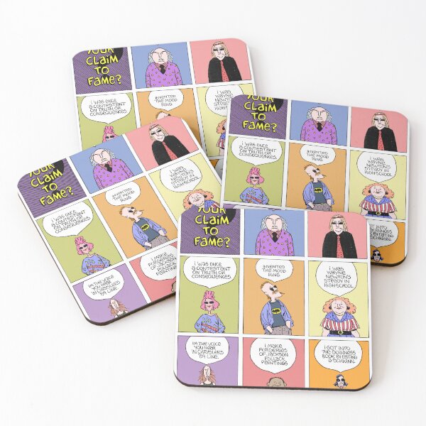 Item preview, Cartoon - What's Your Claim to Fame? designed and sold by badjoojoo.