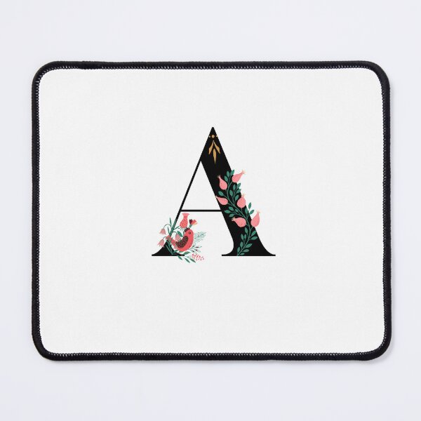 Item preview, Monogram A,  Letter A, Alphabet Design Illustration, Floral A Sticker, Colourful monogram designed and sold by Work life.