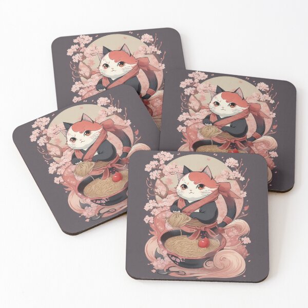 Item preview, Kawaii Vintage Style Japenese Ramen Cat designed and sold by YrtemmyS.