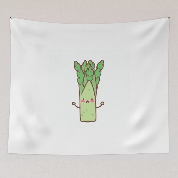 Item preview, Kawaii Asparagus, Cute Asparagus designed and sold by FantasyStudio.