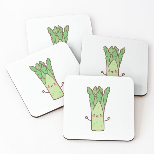 Item preview, Kawaii Asparagus, Cute Asparagus designed and sold by FantasyStudio.