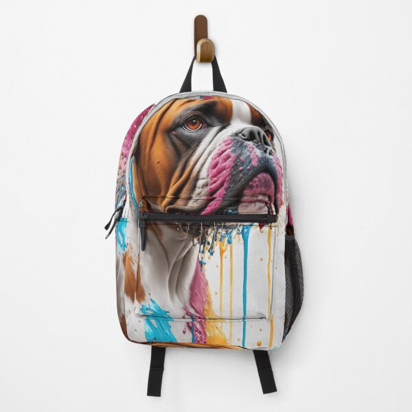 Item preview, Boxer With Paint Splashes Art Inspired By Dog Breeds designed and sold by CDC40.