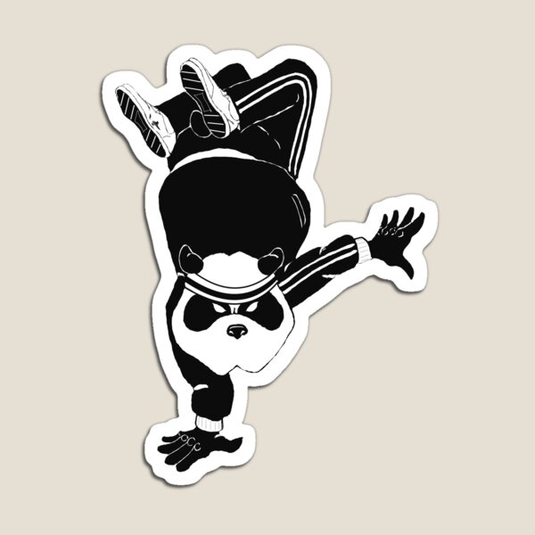 Breakdancin’ Panda Magnet
