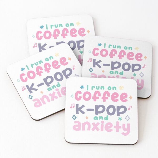 Item preview, Coffee, k-pop, anxiety designed and sold by natashacole.