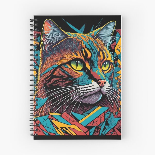 Aperçu de l'œuvre Vibrant Cat Graffiti : une œuvre urbaine colorée et détaillée créée et vendue par WFTan.