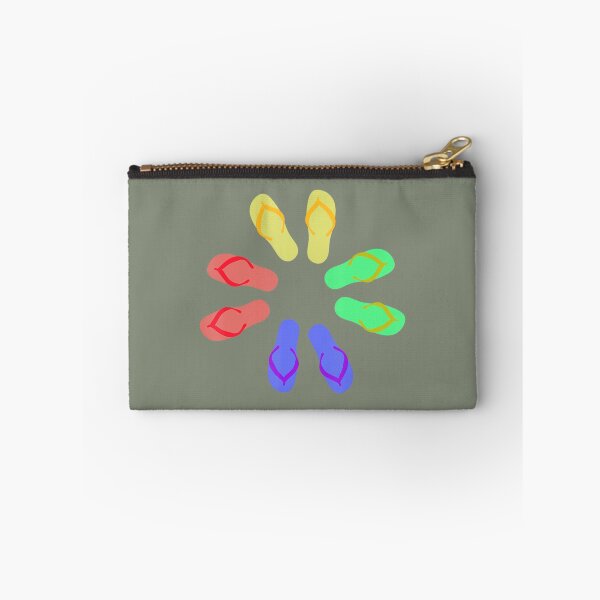 Item preview, Brightly Colored Flip Flops In A Circle Cute Beach Vacation 		 designed and sold by mnxnggmrpoj81.
