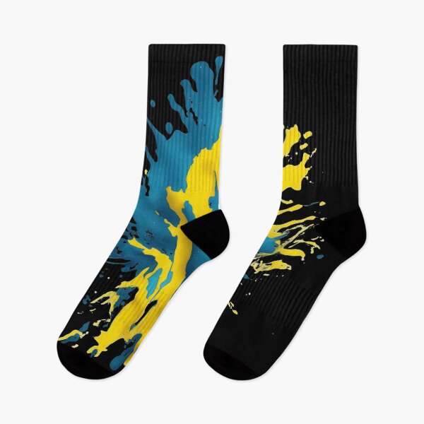 Item preview, blue and yellow paint designed and sold by jkrphoto.