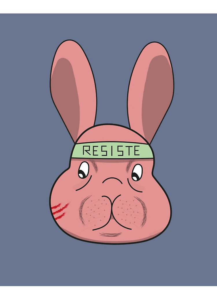 Thumbnail 4 of 4, iPhone Case, Resist Rabbit  designed and sold by PabloRuiz273.