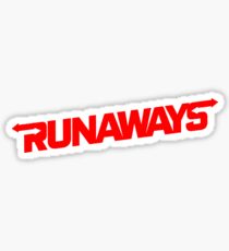 Runaways Red Logo Sticker