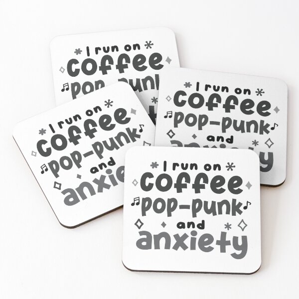 Item preview, Coffee, pop-punk, anxiety designed and sold by natashacole.
