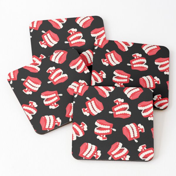 Item preview, chattering teeth - black designed and sold by littlearrow.