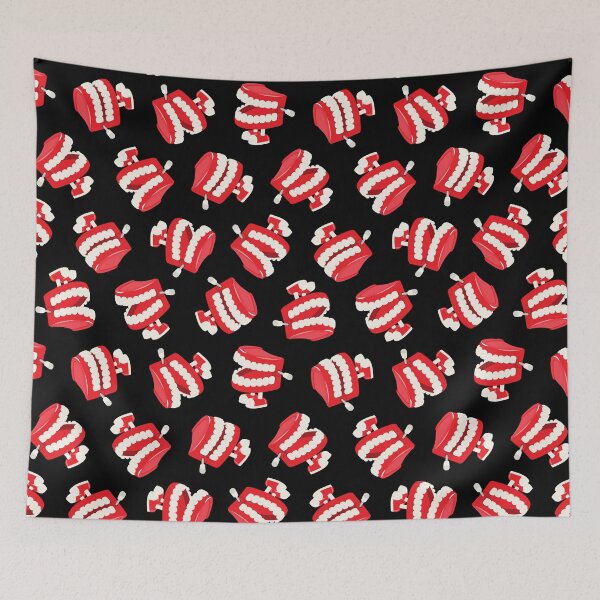 Item preview, chattering teeth - black designed and sold by littlearrow.