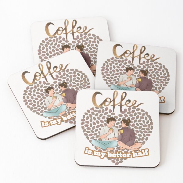 Item preview, Coffee is my better half (Got Coffee? original artwork) designed and sold by Steph1TheArtist.