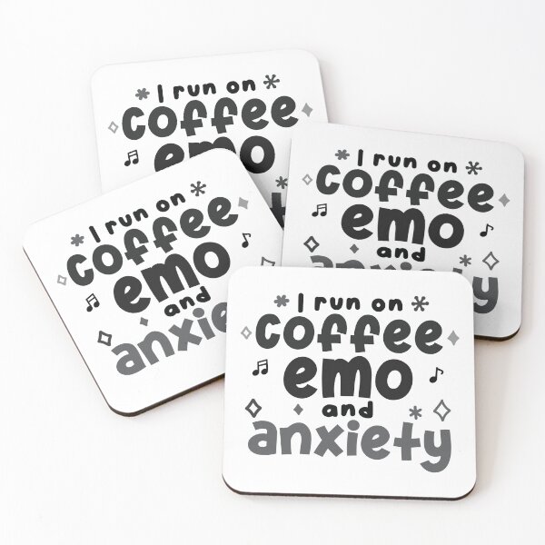 Item preview, Coffee, emo, anxiety designed and sold by natashacole.