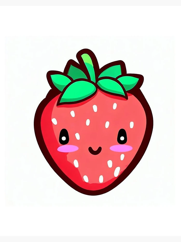 Strawberry_love ページ Strawberry Heart Art Print – nogobed