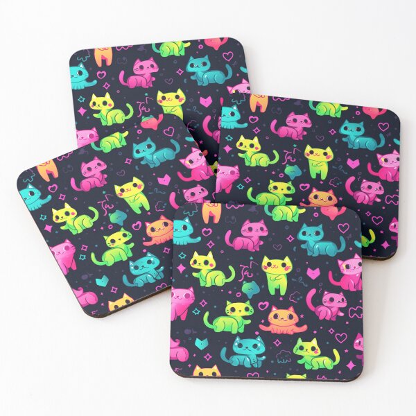 Item preview, Neon Kitten Party designed and sold by Istarfal.
