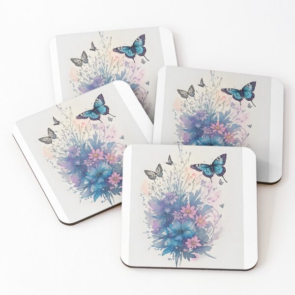 Item preview, Enchanted Blossoms and Butterfly designed and sold by printyai.