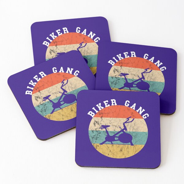 Item preview, Biker Gang Spinning Class Team Squad Vintage Retro Sunset 		 designed and sold by wppjdwbxqnl63.