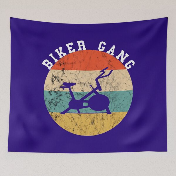 Item preview, Biker Gang Spinning Class Team Squad Vintage Retro Sunset 		 designed and sold by wppjdwbxqnl63.