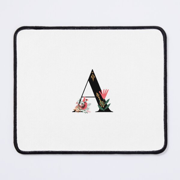 Item preview, Monogram A,  Letter A, Alphabet Design Illustration, Floral A Sticker, Colourful monogram designed and sold by Work life.