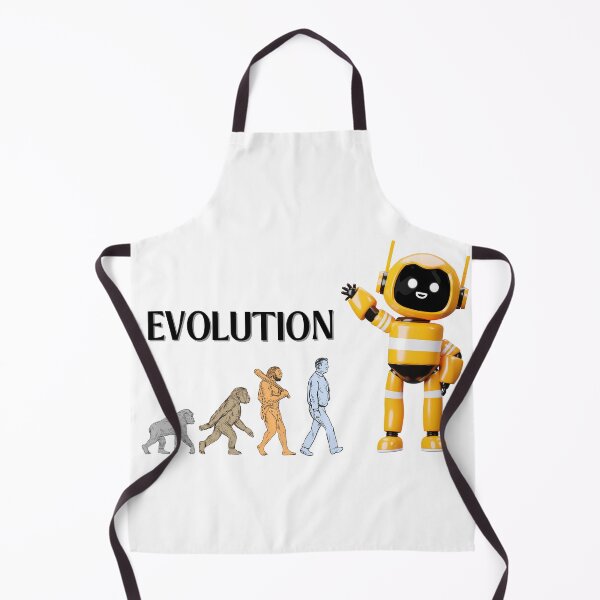Item preview, Evolution, Funny Graphic Featuring A Robot designed and sold by MTJ-Mushrooms.