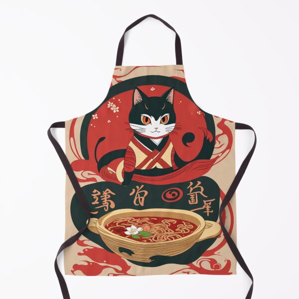 Item preview, Kawaii Vintage Style Japenese Ramen Cat designed and sold by YrtemmyS.