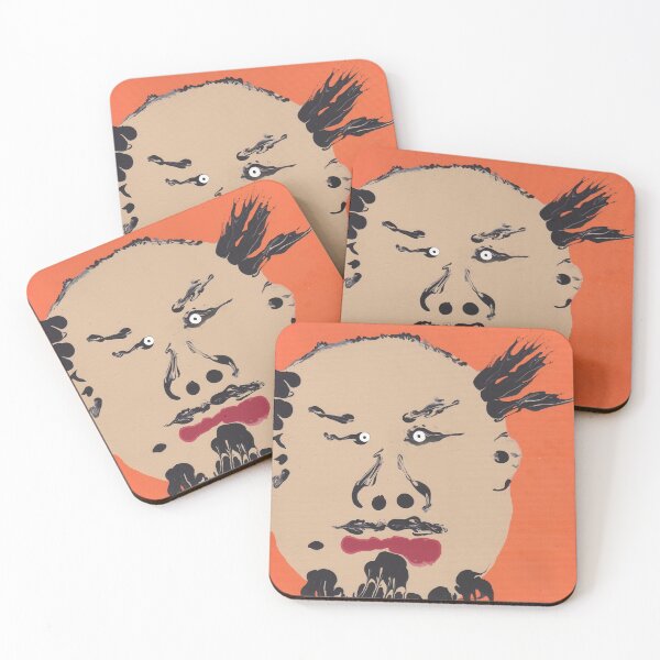 Item preview, Portrait inspiré de Ai Weiwei - Martin Boisvert - Faces à flaques designed and sold by Martin Boisvert.
