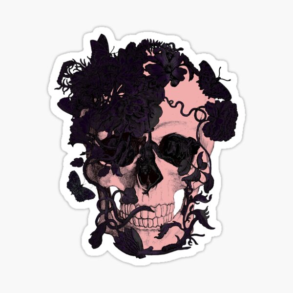 FLoral Bones Sticker