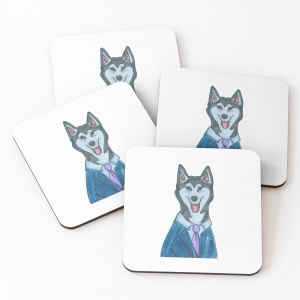Aperçu de l'œuvre Husky d'affaires créée et vendue par DaughertyDraws.