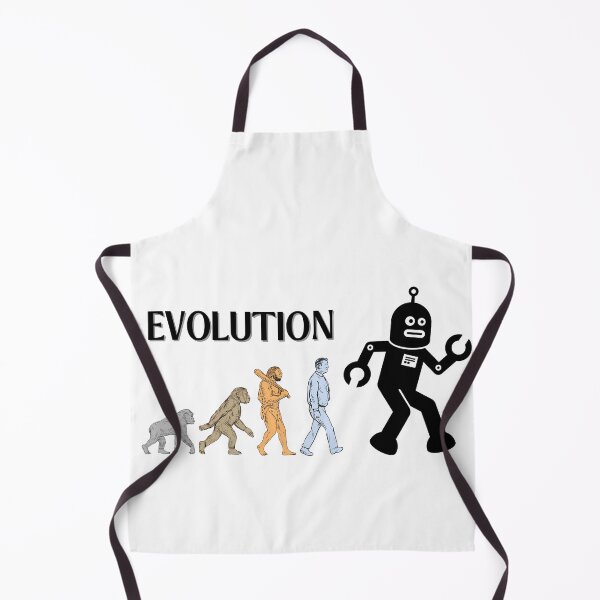 Item preview, Funny Graphic, Evolution of Man Featuring A Robot designed and sold by MTJ-Mushrooms.