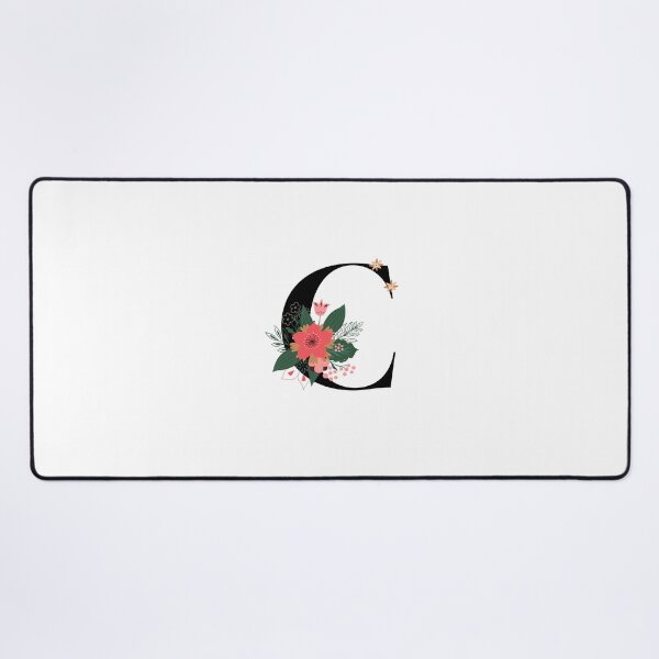 Item preview, Monogram C, Letter C, Initial C , Alphabet Design Illustration, Floral C Sticker, Colourful monogram, Botanical monogram C sticker designed and sold by Work life.