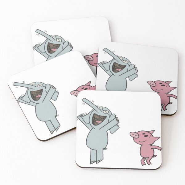 Item preview, Elephant and Piggie Happy designed and sold by elouduearcap.