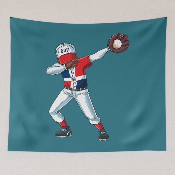 Item preview, Baseball Dabbing Dominican Republic Player Catcher Pitcher 		 designed and sold by apgwwbceqs41.